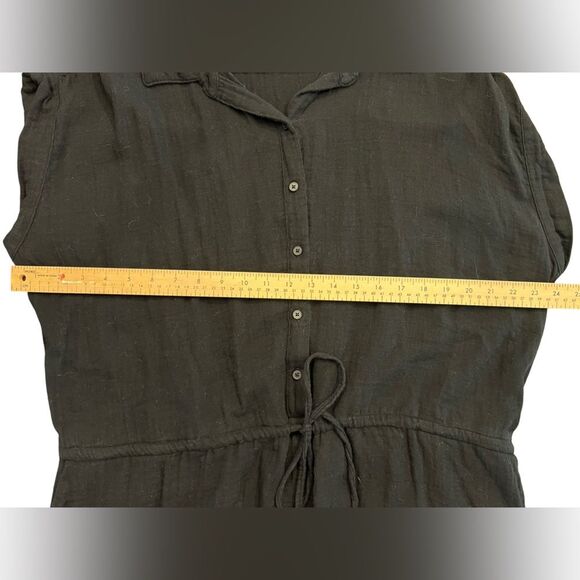 Old Navy Black Button-Front Romper – Size XL - Picture 3 of 6